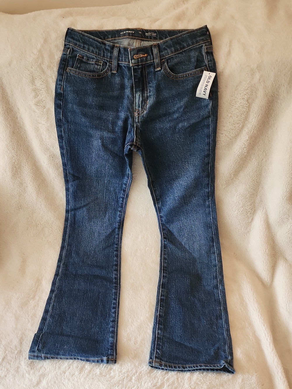 Old Navy Girls Dark Blue Bootcut Jeans NWT